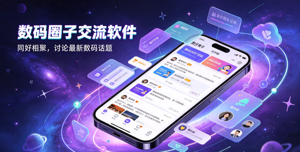 数码圈子交流软件