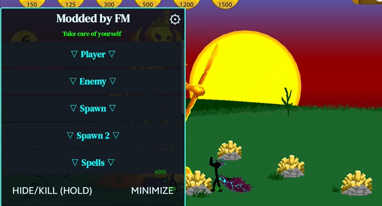 火柴人战争遗产fm菜单